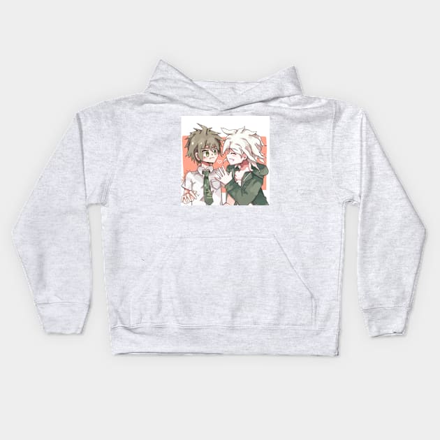 Hajime Nagito Art by Kībo-Kībo Kids Hoodie by Kibo-Kibo